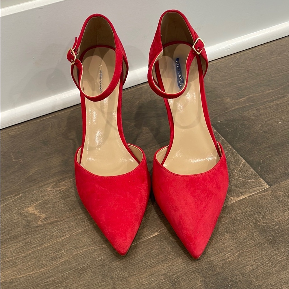 Ann Taylor Red Women's Heels 7 1/2M